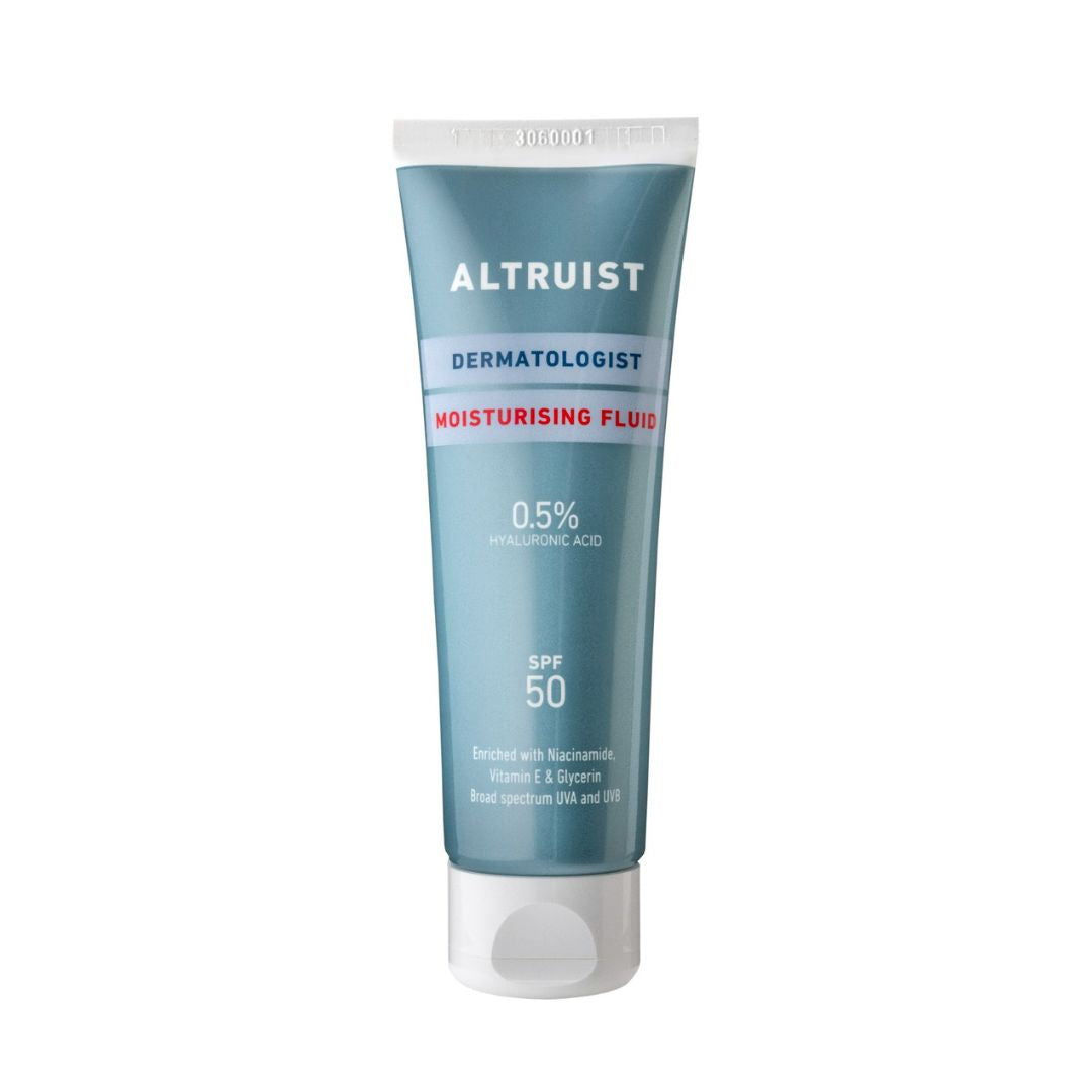 Altruist Dermatologist Moisturising Fluid SPF 50 with 0.5% Hyaluronic Acid, 50ml