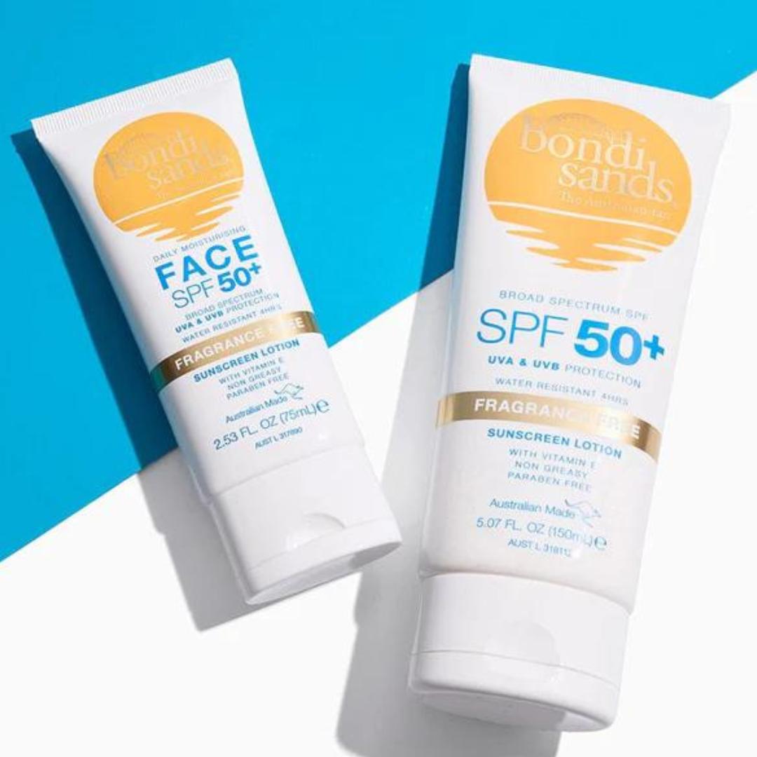 Bondi Sands SPF 50+ Fragrance Free Body Sunscreen Lotion - 150ml