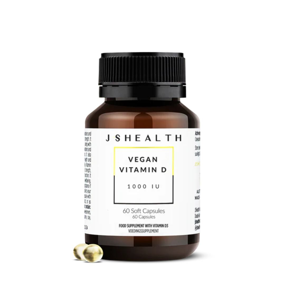 JSHealth Vegan Vitamin D Formula - 1000IU, 60 Capsules