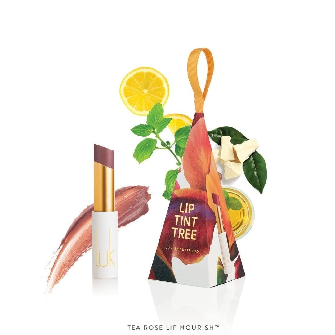 Festive Tree Hanging Lük Lip Nourish - All Natural, 14 shades