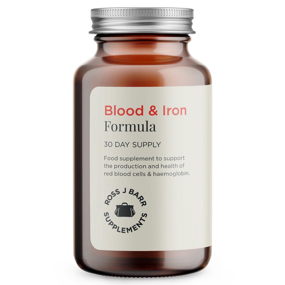 Ross J. Barr Blood & Iron Formula, 60 Capsules