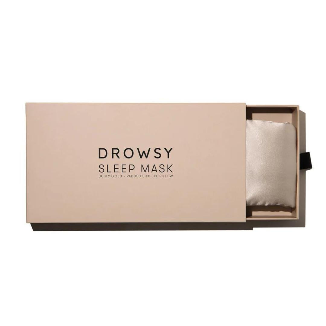 Drowsy Silk Sleep Mask - Dusty Gold