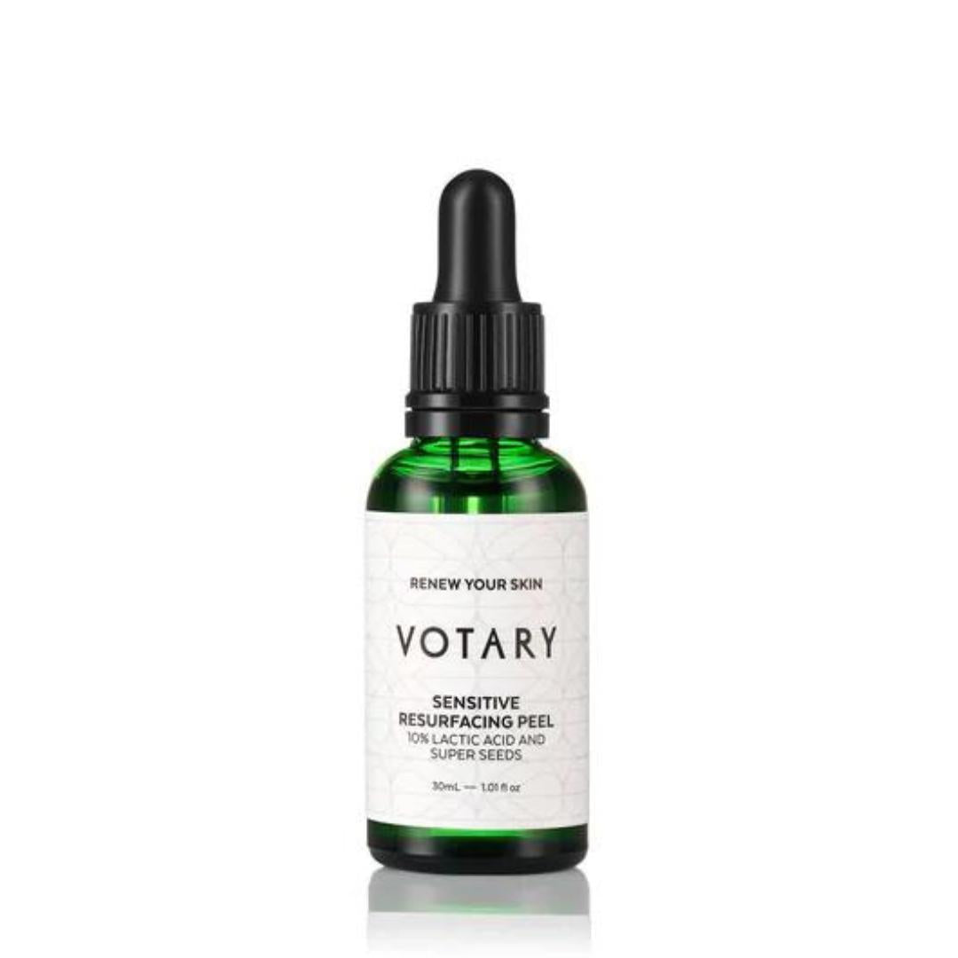 Votary Sensitive Resurfacing Peel - 10% Lactic Acid and Super Seeds, 30ml